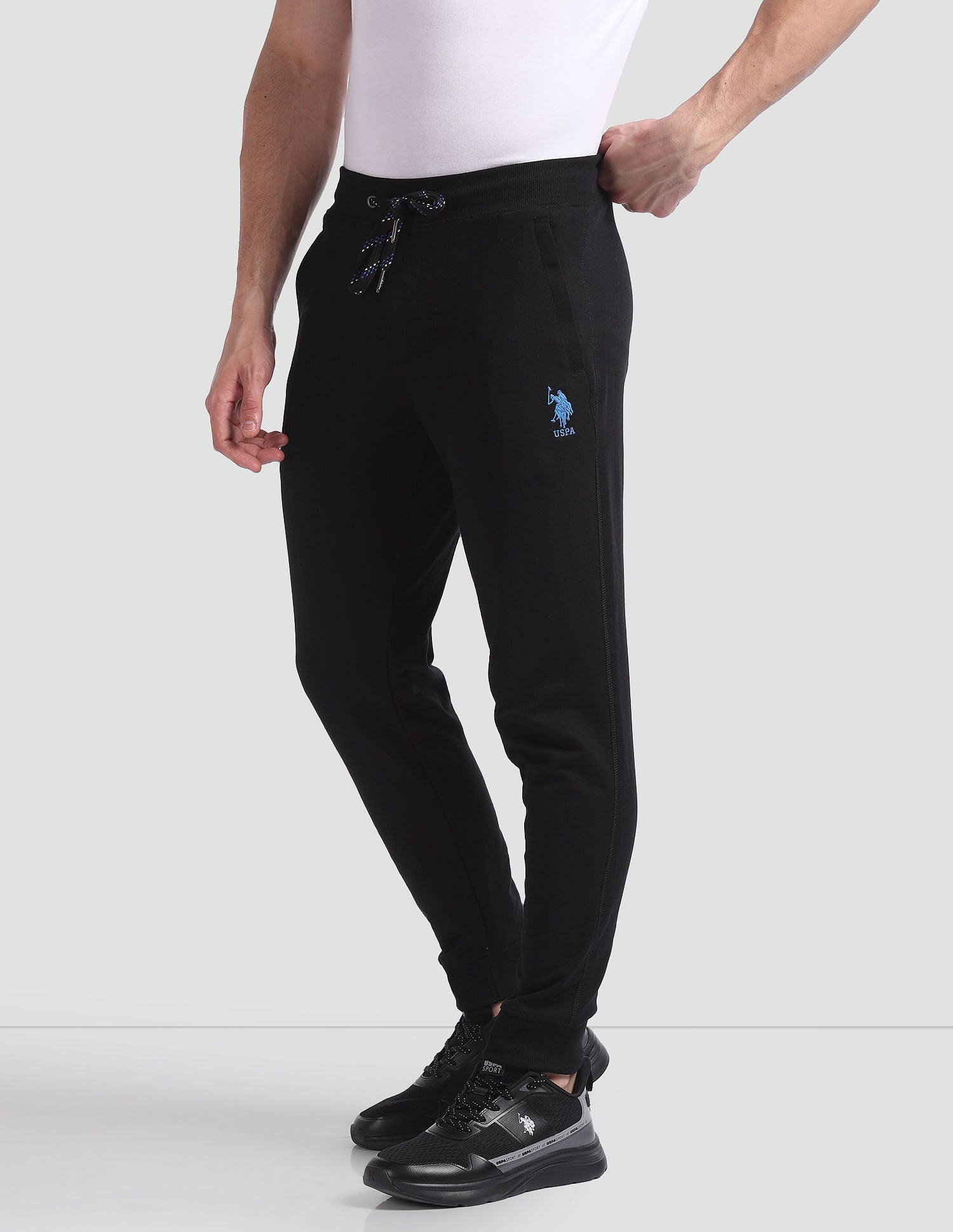 Mid Rise Drawstring Waist I604 Joggers USPA