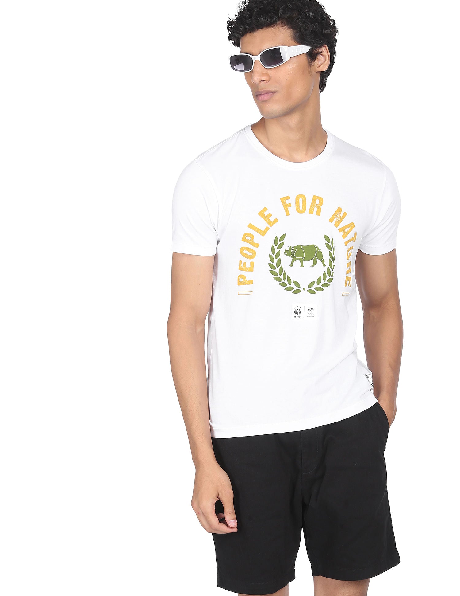 Pure cotton T-shirt by Flying Machine