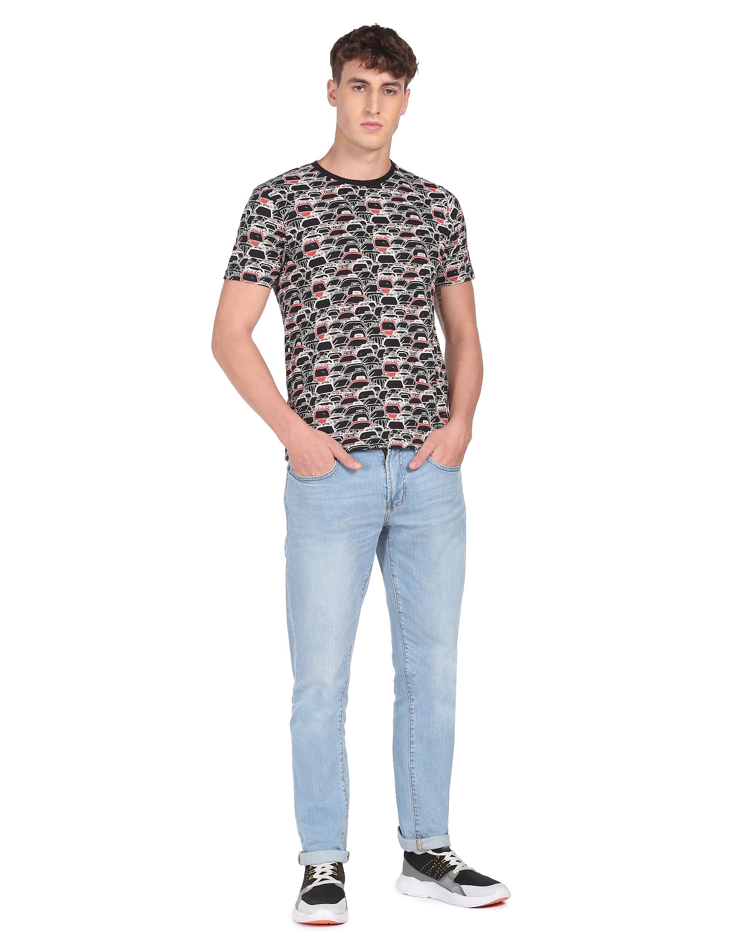 FLYING MACHINE crew neck slim fit t-shirt