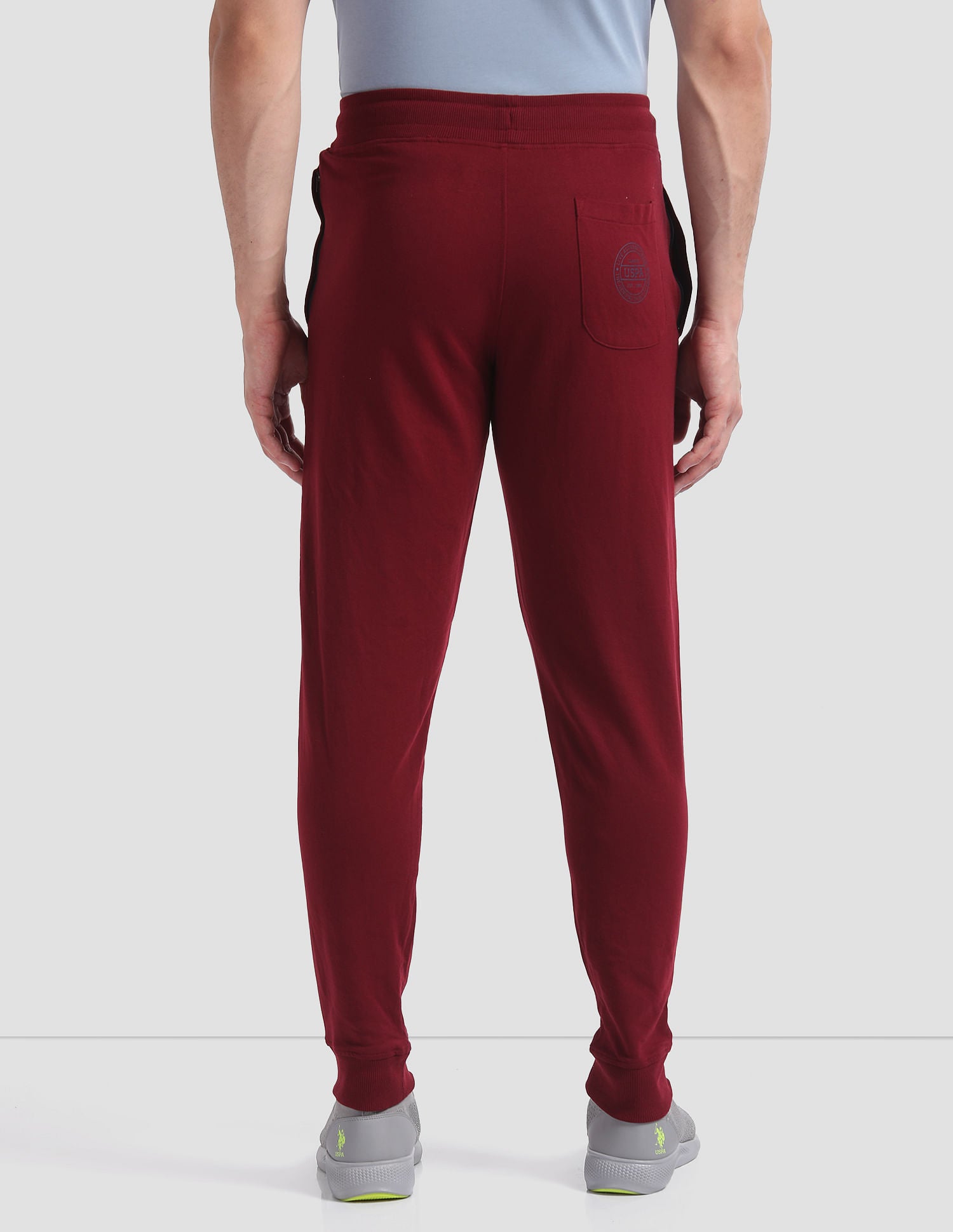 Comfort Fit Solid Joggers by U. S. POLO ASSN.