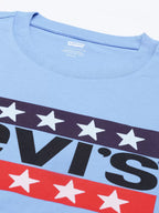 Levi’s Men’s Blue Logo Printed T shirt