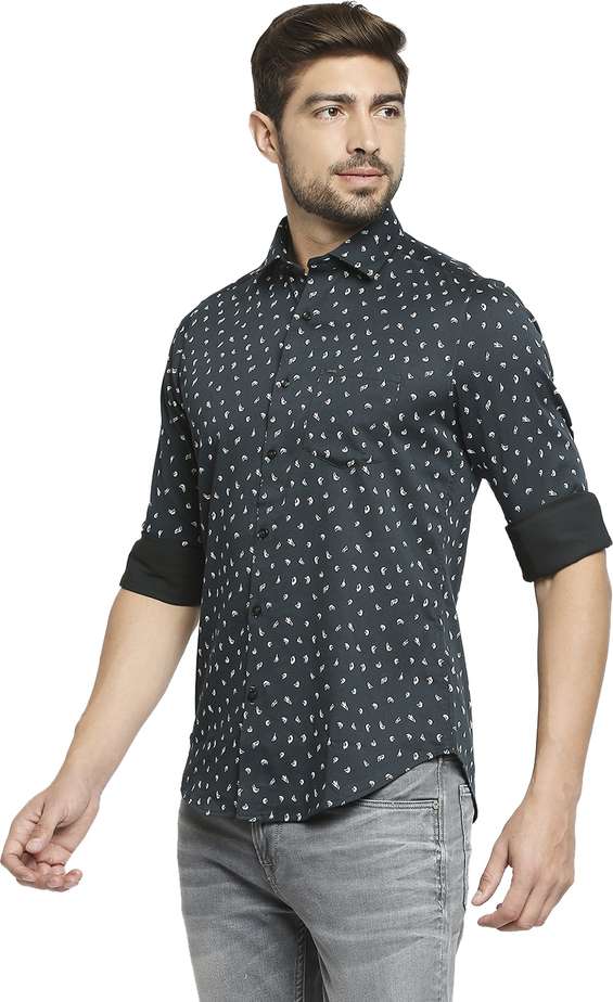 Graphic Solid Shirt by Killer