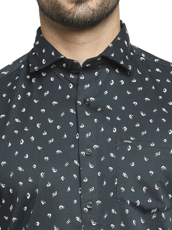 Graphic Solid Shirt by Killer