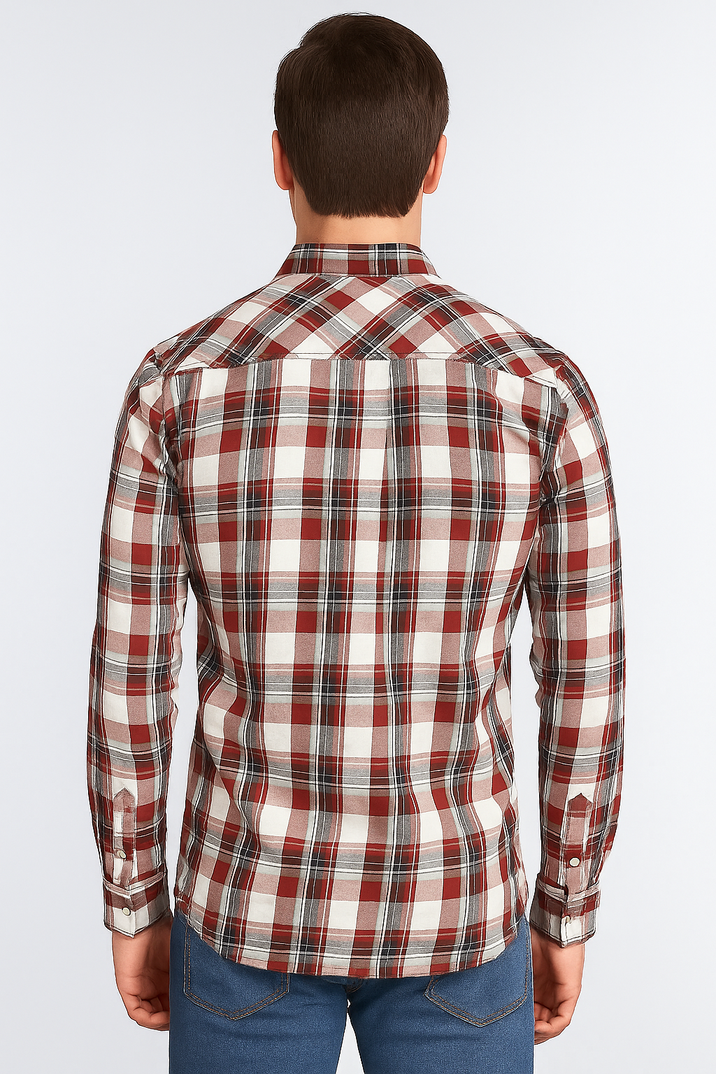 Red and White Checked Shirt by Killer
