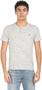 Men’s Round neck polycotton T shirt by Flying Machine