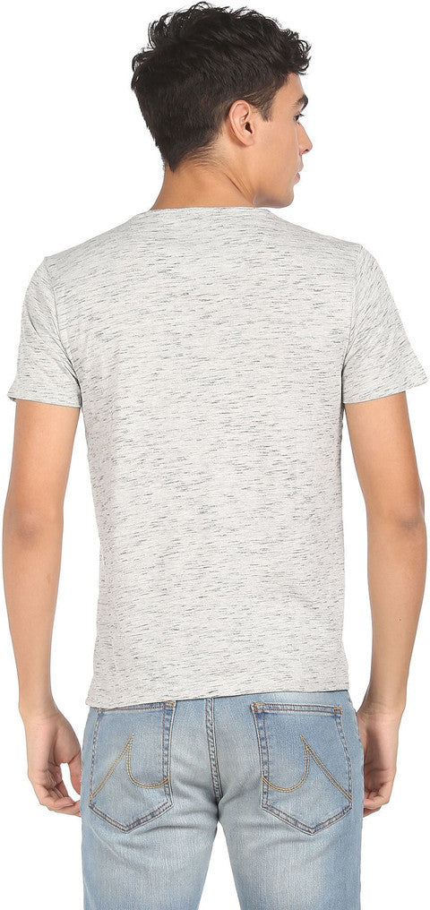 Men’s Round neck polycotton T shirt by Flying Machine