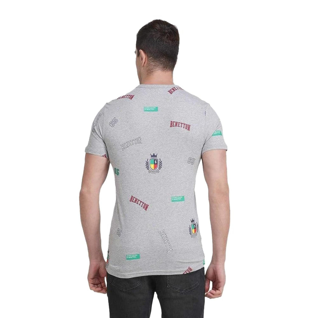 Printed Round neck T shirt by United Colors of Benetton