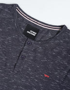 Heathered Henley T shirt by Flying Machine