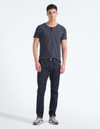Heathered Henley T shirt by Flying Machine