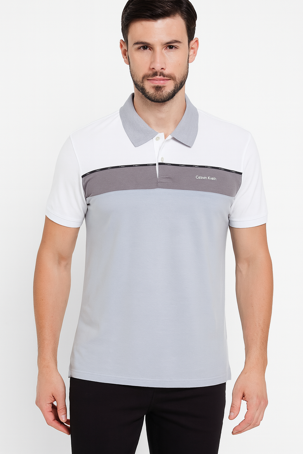 Calvin Klein jeans colourblock regular fit Polo t-shirt