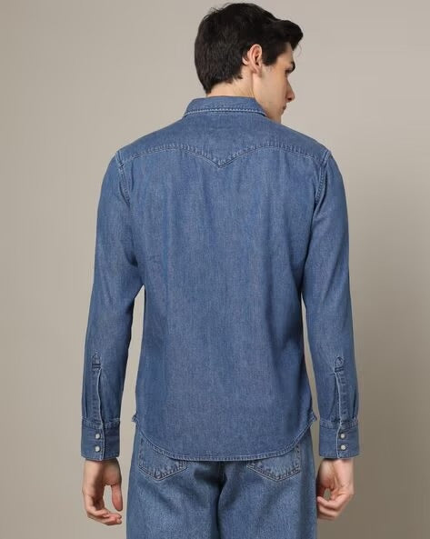 indigo Denim Shirt by Levi's