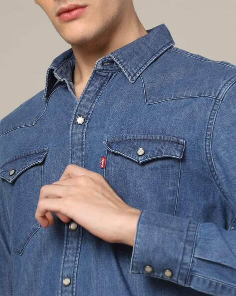indigo Denim Shirt by Levi's