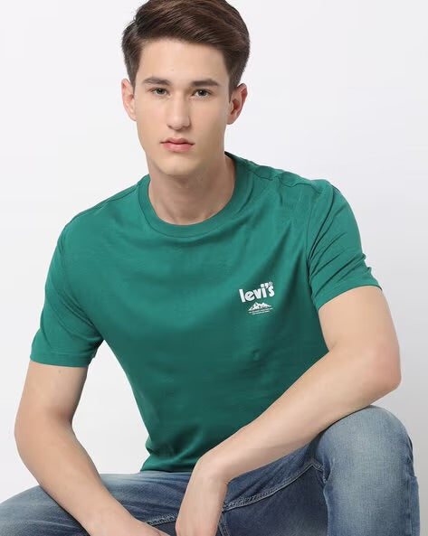 Regular Fit Cotton Crew-Neck T-Shirt by Levis
