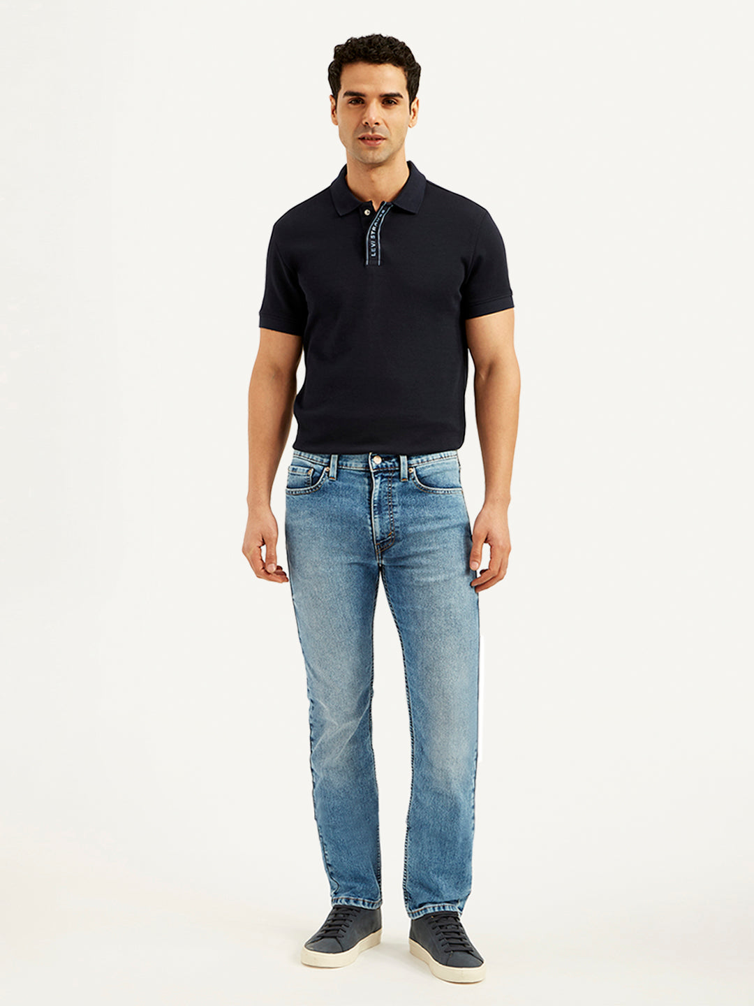 513 Slim Straight Fit Mid Rise Jeans by Levi's