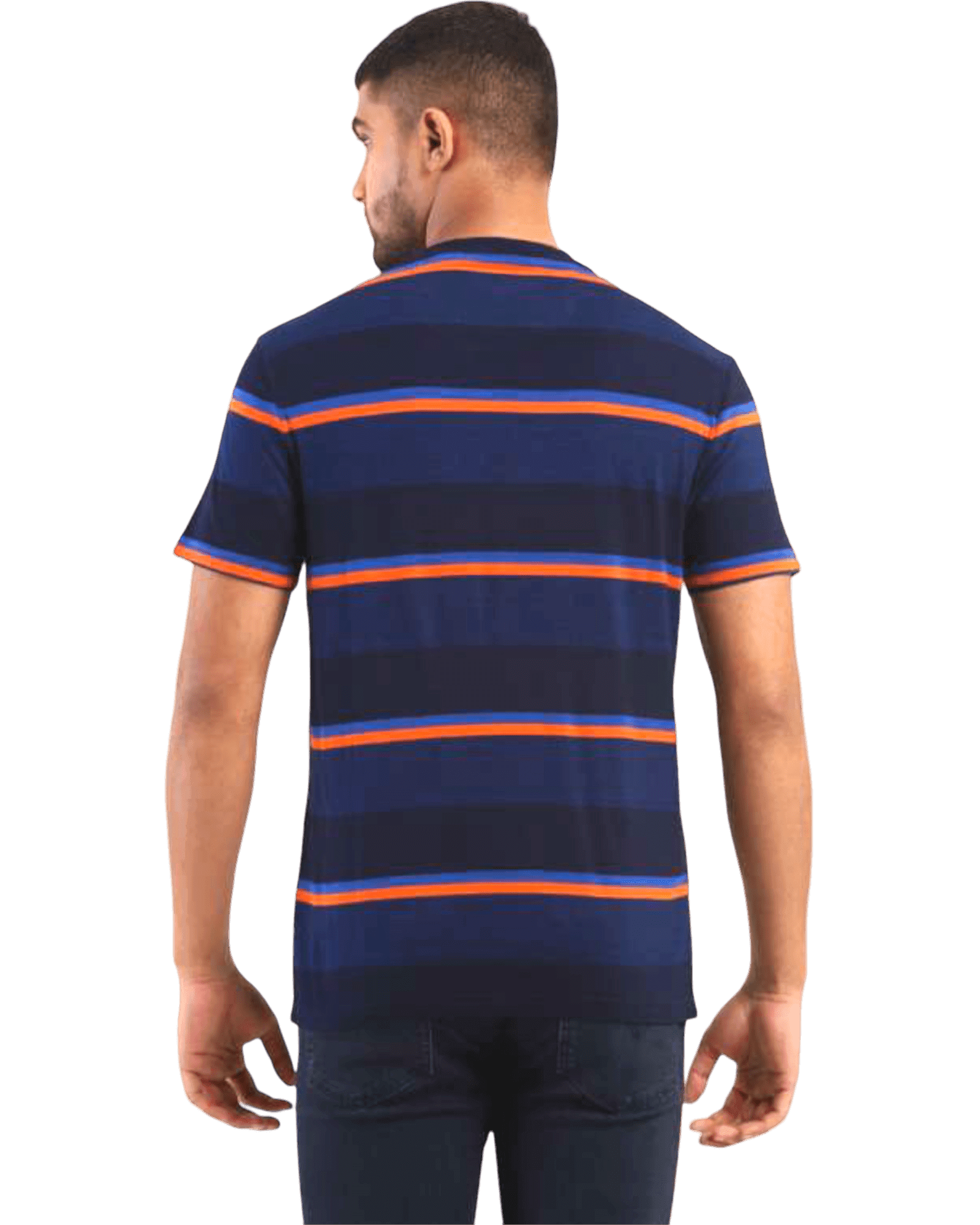 LEVI'S Striped Men Crew Neck T-shirt - Apparel For Less