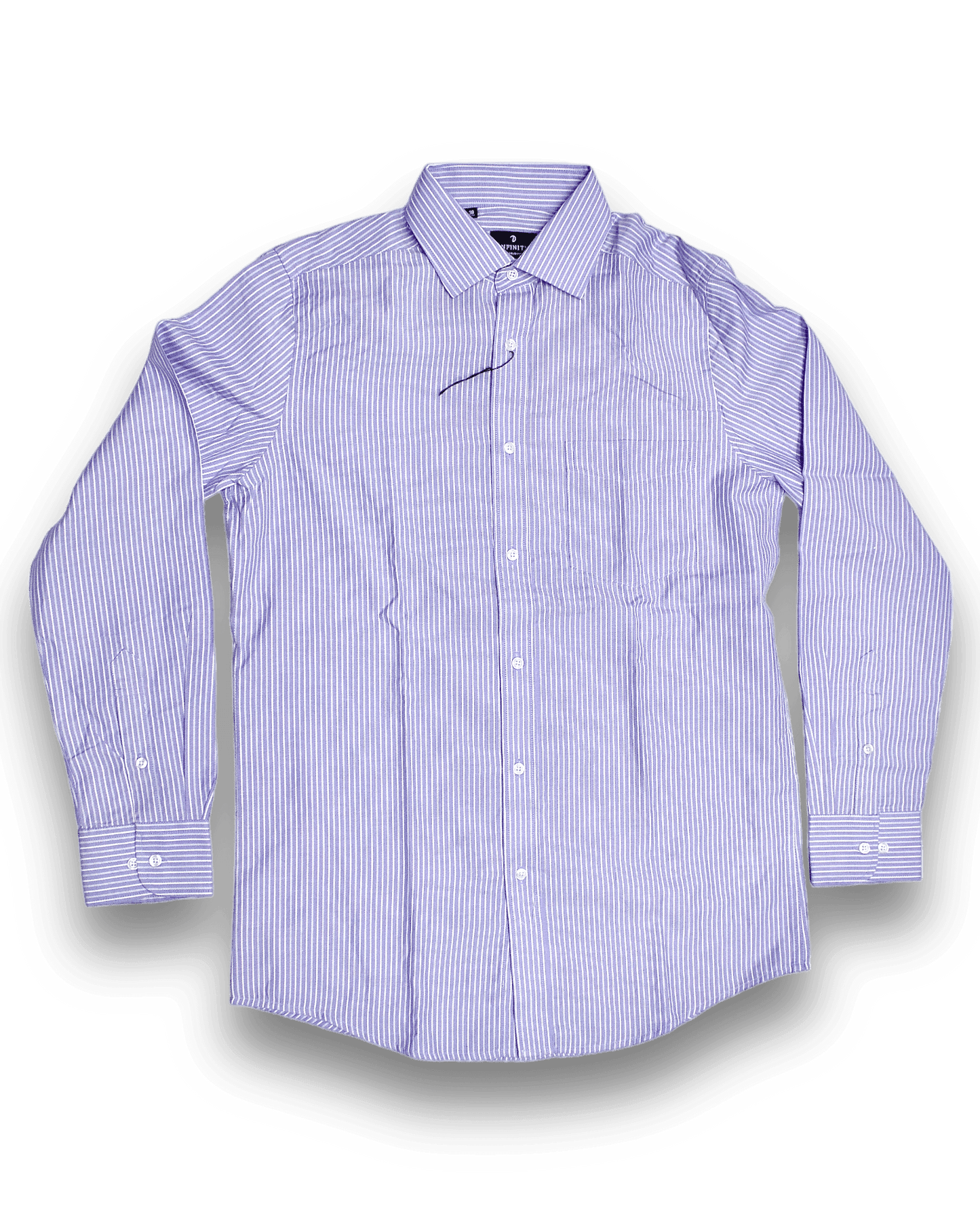 Navy Blue Stripped Slim Fit Shirt - Apparel For Less