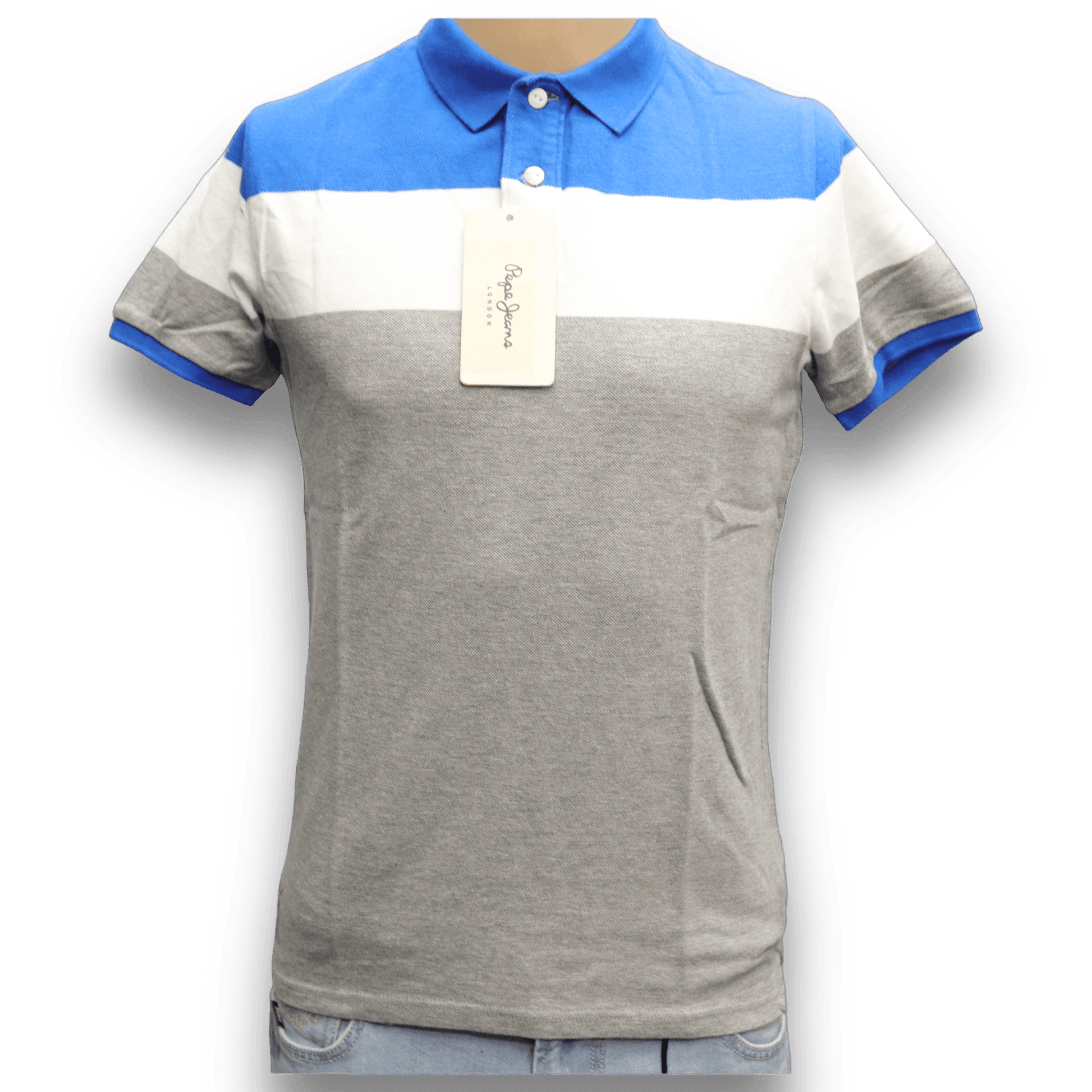 Pepe Jeans Mens Color Polo neck Gray T shirt - Apparel For Less