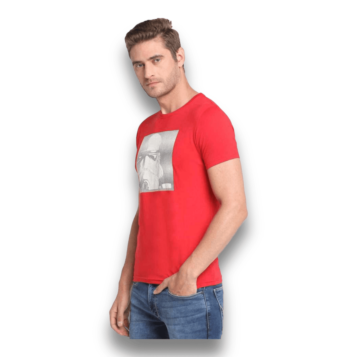 Pepe Jeans Mens graphic print round neck pure cotton T shirt - Apparel For Less