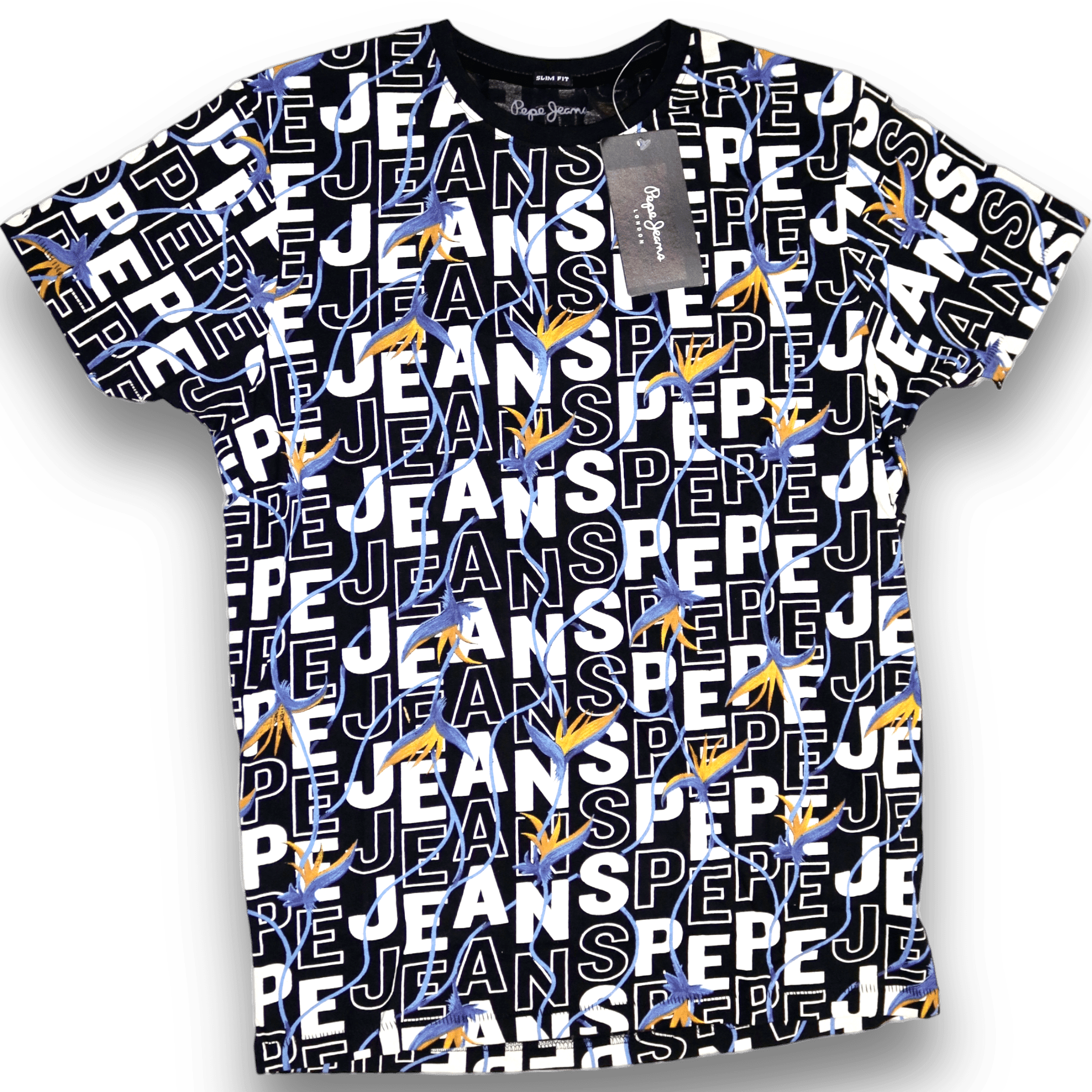 pepe jeans typographic t shirt apparel for less 2