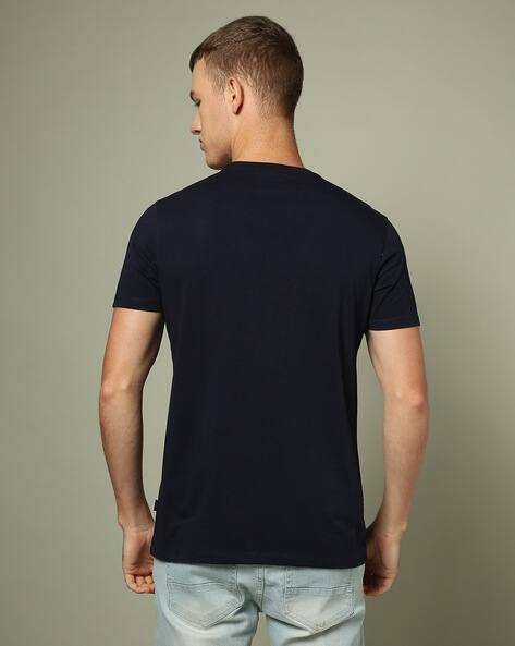 SPYKAR men slim fit crew-neck T-shirt