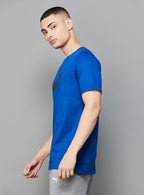 PUMA Men Printed Regular Fit Sports T-shirt