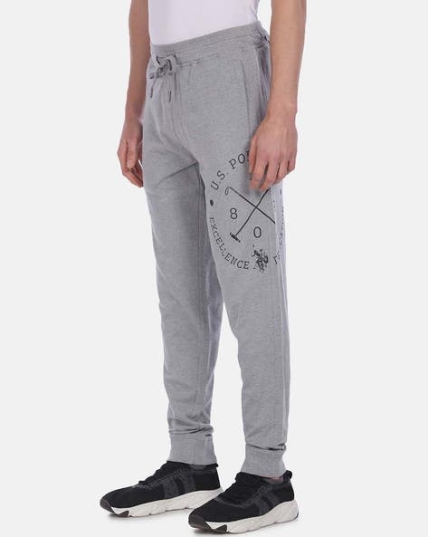 USPA brand printing grey track pant