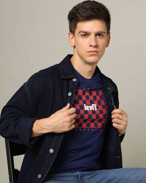 Men regular fit crew-neck T-shirt by LEVI'S