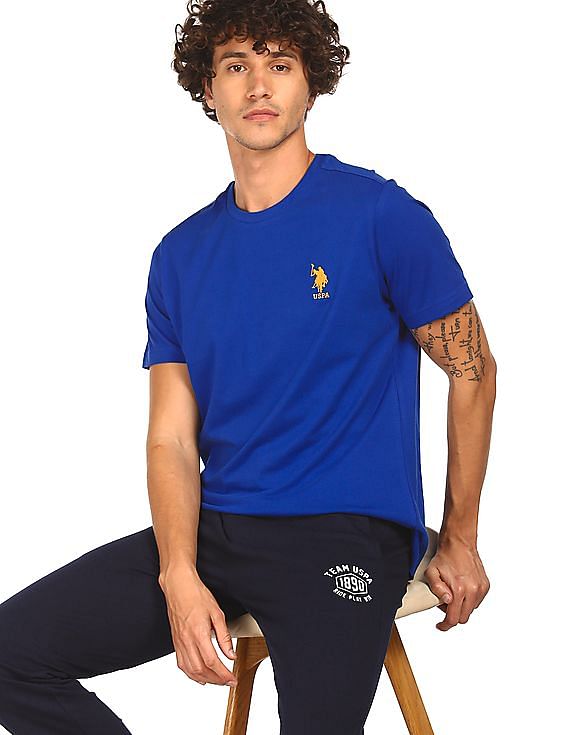 U.S.POLO.ASSN slim fit round neck t-shirt