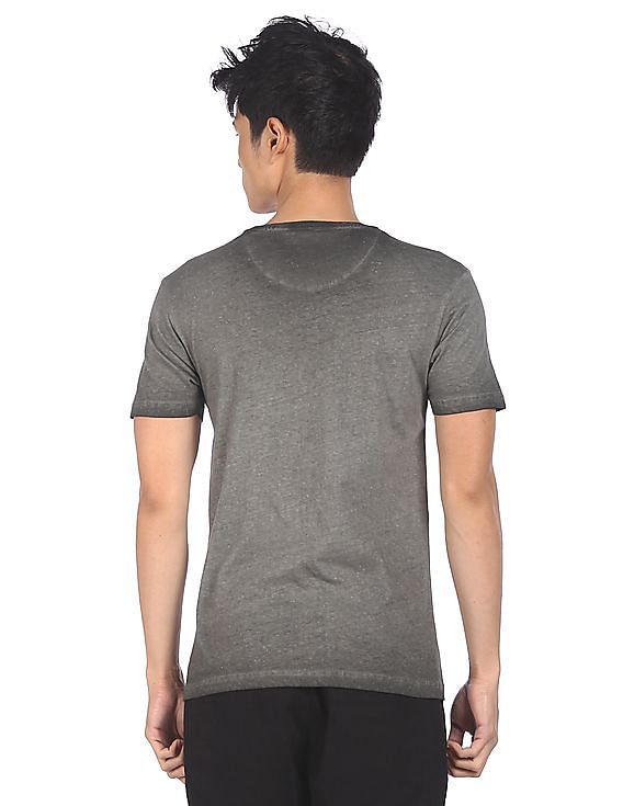 Crew Neck Graphic Print T-shirt by Flying Machine