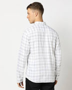 Men Checked Slim Fit Shirt by Netplay