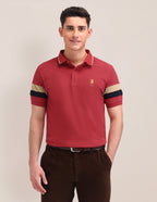 Solid Pattern Cotton Polo Shirt USPA