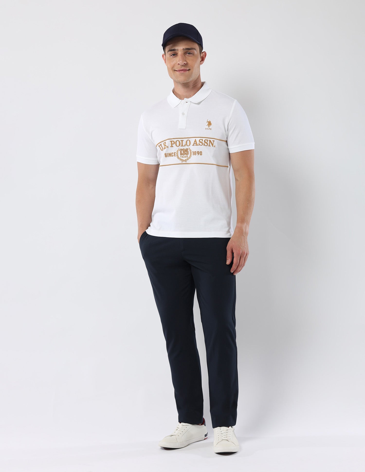 Brand Embroidered135 Anniversary Polo Shirt Levi's