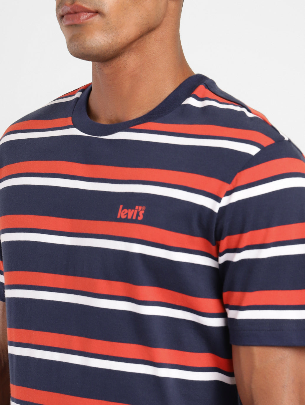 Men's Striped Crew Neck T-shirt by Levi's