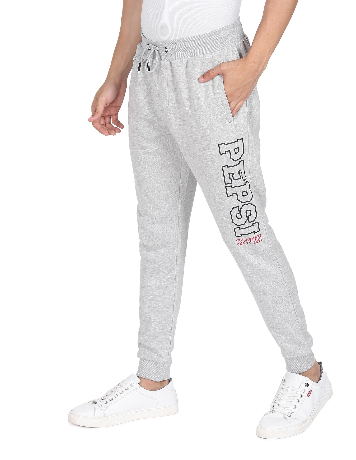 Flying Machine Pepsi Drawstring Waist Joggers