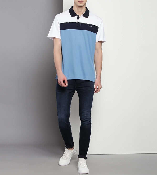 Calvin Klein jeans colourblock regular fit Polo t-shirt