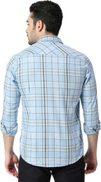 Killer checked slim fit casual shirt