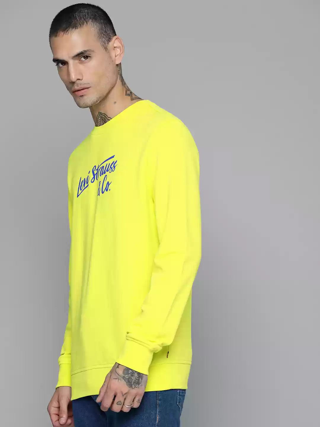 Levi's Red Cotton Regular Fit Printed Sweatshirt
