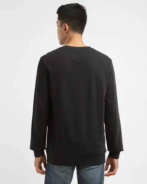 Levi's Red Cotton Regular Fit Printed Sweatshirt