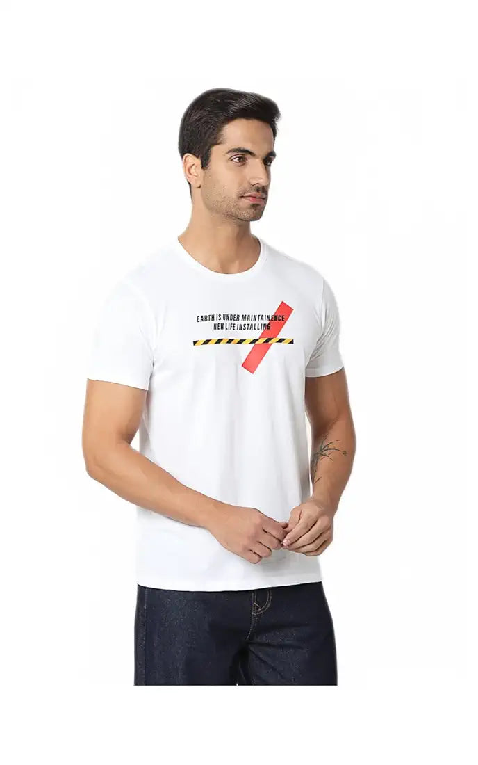 Spykar Men's Slim Fit T-shirt