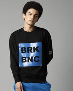 Typographic Print Crew-Neck sweatshirts by Break Bounce