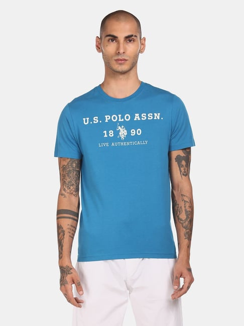U.S. Polo Assn. Blue Crew T-Shirt