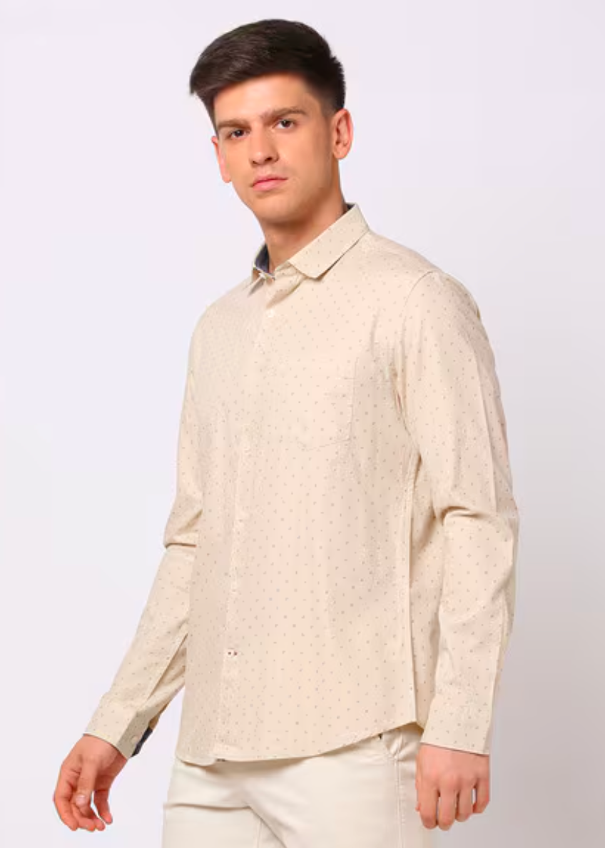 NETPLAY regular fit cotton shirt