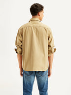 Men's Solid Straight Fit Denim Shirt LEVI'S