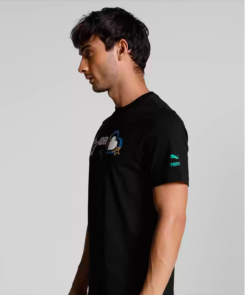 PUMA X 1DER Classic Printed Regular Fit Cotton T-shirt