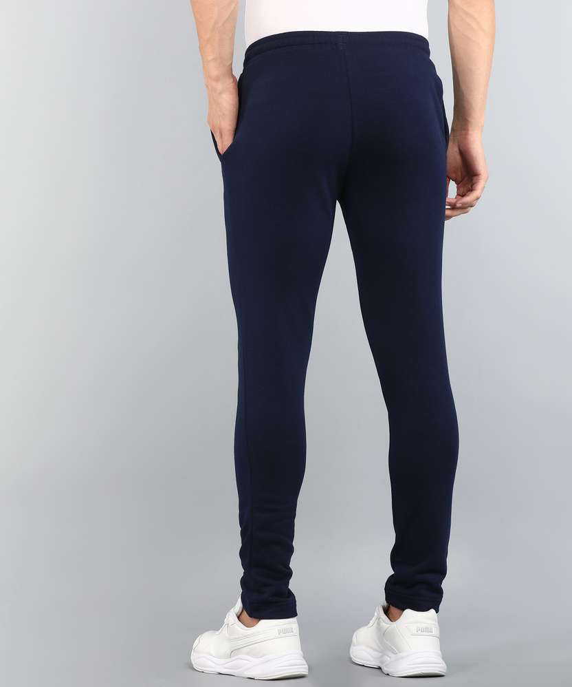 Disign Core Pants Embroidered Men's Blue Track Pants by PUMA