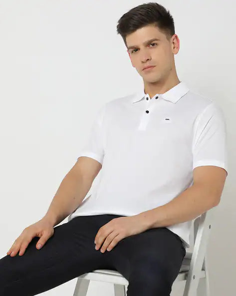 Slim Fit Polo T-Shirt by Netplay