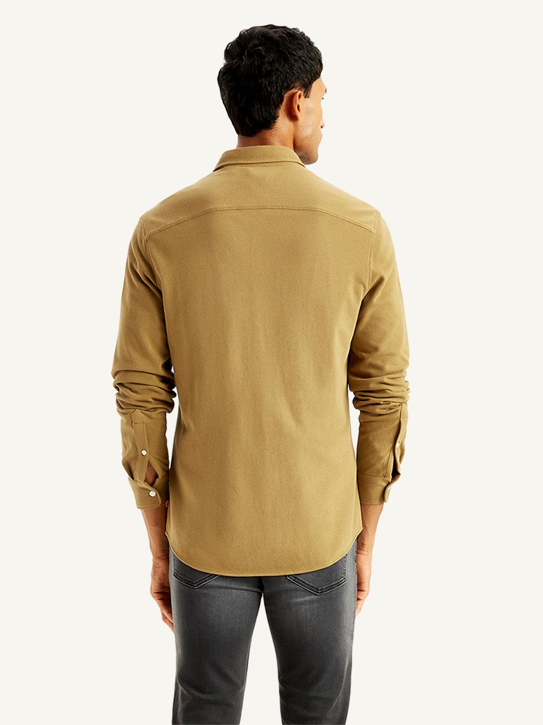Men's Solid Slim Fit Shirt by Levi's