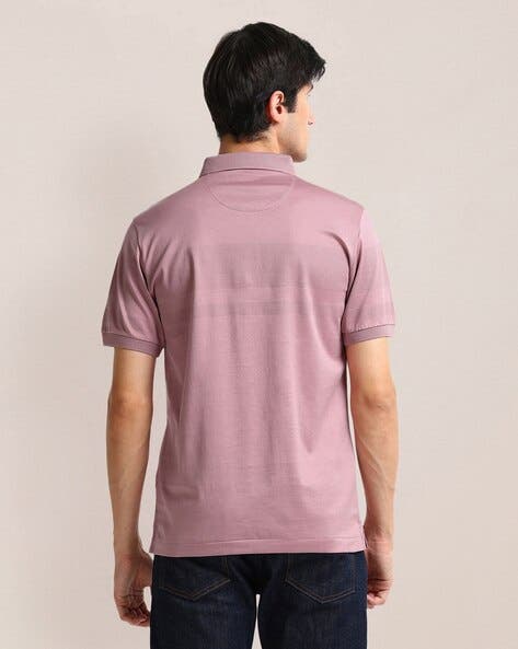 Men Patterned Slim Fit Polo T-Shirt by U. S. POLO ASSN.