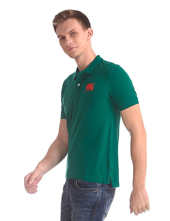 FLYING MACHINE REGULAR FIT POLO T-SHIRT
