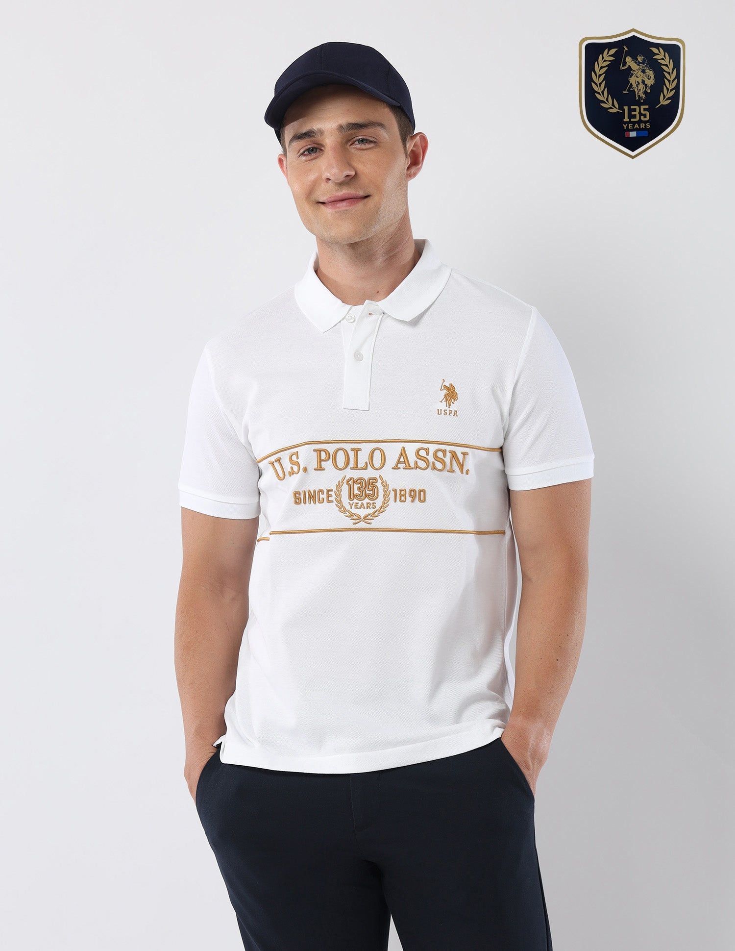 Brand Embroidered135 Anniversary Polo Shirt Levi's